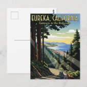 ヴィンテージユーレカカリフォルニアトラベル ポストカード (正面/裏面)