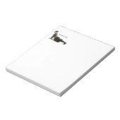 ヴィンテージヨガウーマンアップドッグアンティーク ノートパッド (回転)