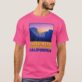 ヴィンテージヨセミテバレー国立公園写真レトロ Tシャツ