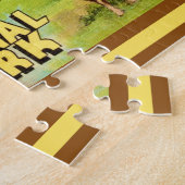 ヴィンテージヨセミテ国立公園はがき ジグソーパズル (側面)