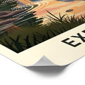 ヴィンテージヨセミテ国立公園 ポスター (角)