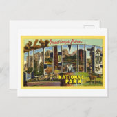 ヴィンテージヨセミテ国立公園 ポストカード (正面/裏面)