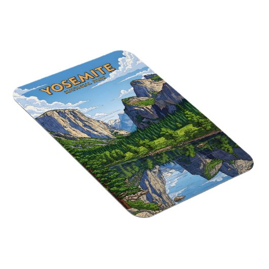 ヴィンテージヨセミテ国立公園 マグネット (右側)