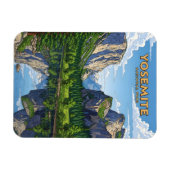 ヴィンテージヨセミテ国立公園 マグネット (横)