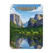 ヴィンテージヨセミテ国立公園 マグネット (縦)