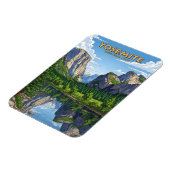 ヴィンテージヨセミテ国立公園 マグネット (左側)