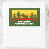 ヴィンテージヨセミテ 長方形シール (バッグ)