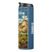 ヴィンテージヨセミテUSA名前をカスタムするタンブラー タンブラー (回転右)