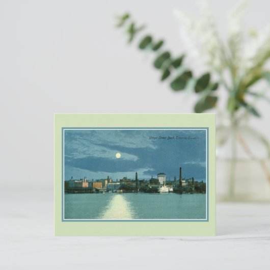 ヴィンテージヨンゲ通り波止場トロントカナダ ポストカード (スタンド正面)