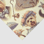 ヴィンテージヨークシャーテリアシームレス 薄葉紙 (詳細)