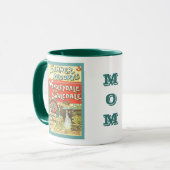 ヴィンテージヨークシャー鉄道観光客ガイドアートワーク マグカップ (正面左)