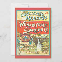 ヴィンテージヨークシャー鉄道観光客ガイドカバーアート カード