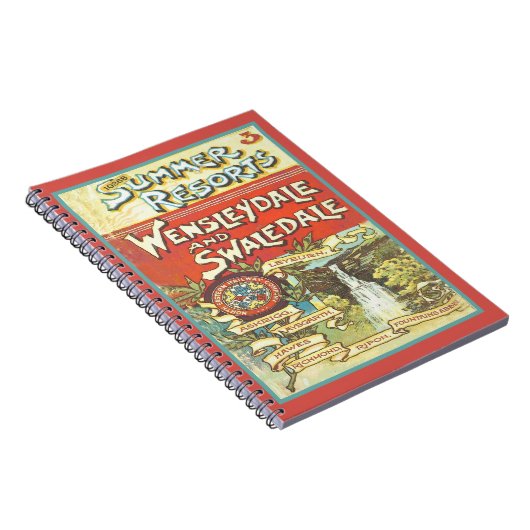 ヴィンテージヨークシャー鉄道観光客ガイドカバーアート ノートブック (右側)