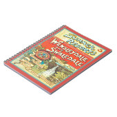 ヴィンテージヨークシャー鉄道観光客ガイドカバーアート ノートブック (左側)