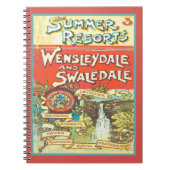 ヴィンテージヨークシャー鉄道観光客ガイドカバーアート ノートブック (正面)