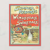 ヴィンテージヨークシャー鉄道観光客ガイドカバーアート ポストカード (正面)