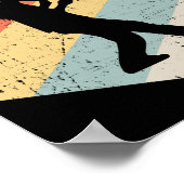 ヴィンテージヨープレーヤーカラフルレトロ ポスター (角)