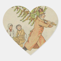 ヴィンテージヨーロッパのクリスマスツリーのシール