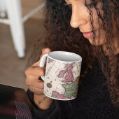 ヴィンテージヨーロッパの地図 コーヒーマグカップ