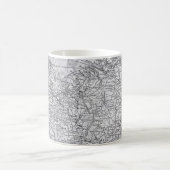 ヴィンテージヨーロッパの地図 – ドイツ，オランダギフト コーヒーマグカップ (中央)