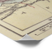 ヴィンテージヨーロッパの地図 ポスター (角)