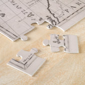 ヴィンテージヨーロッパの地図(1700年) ジグソーパズル (側面)