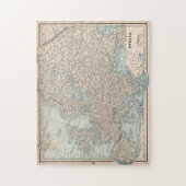 ヴィンテージヨーロッパの地図(1893年) ジグソーパズル (縦)