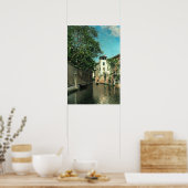 ヴィンテージヨーロッパの絵を描街並み ポスター (キッチン)