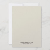 ヴィンテージヨーロッパクリスマスカードパールきらめく (裏面)