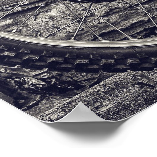 ヴィンテージヨーロッパモトクロスバイク ポスター (角)