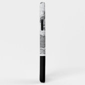 ヴィンテージヨーロッパ地図、アンティーク白黒の地図 Case-Mate iPhoneケース (裏面/右)