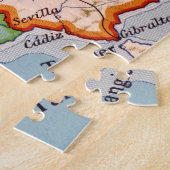 ヴィンテージヨーロッパ地図 ジグソーパズル (側面)