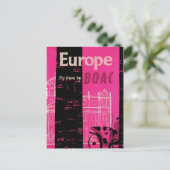 ヴィンテージヨーロッパ旅行 ポストカード (スタンド正面)