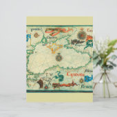 ヴィンテージヨーロッパ旧地図地図地理学 (スタンド正面)