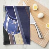 ヴィンテージヨーロッパ鉄道旅行キッチンタオル キッチンタオル (四つ折り)