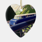 ヴィンテージヨーロッパ鉄道 セラミックオーナメント (右)