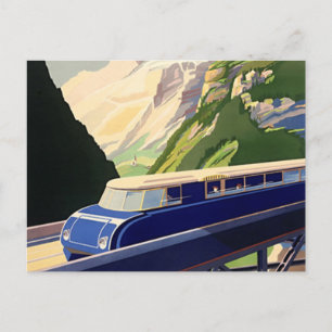 ヴィンテージヨーロッパ鉄道 ポストカード