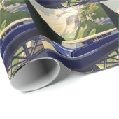 ヴィンテージヨーロッパ鉄道 ラッピングペーパー (ロールコーナー)