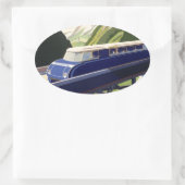 ヴィンテージヨーロッパ鉄道 楕円形シール (バッグ)