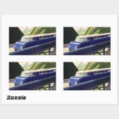 ヴィンテージヨーロッパ鉄道 長方形シール (シート)