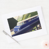 ヴィンテージヨーロッパ鉄道 長方形シール (封筒)