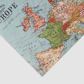 ヴィンテージヨーロッパ20世紀ベーコンの標準地図 薄葉紙 (詳細)