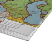 ヴィンテージヨーロッパ20世紀総合地図 カッティングボード (角)