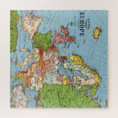 ヴィンテージヨーロッパ20世紀総合地図 ジグソーパズル (横)