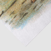 ヴィンテージライオンのイラストレーション切り離し 薄葉紙 (詳細)