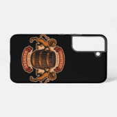 ヴィンテージライオンオークバレルパーソナライズされたブルワリービール SAMSUNG GALAXYケース (裏面横)