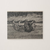 ヴィンテージライオンカードジグソーパズル ジグソーパズル (横)