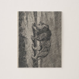 ヴィンテージライオンカードジグソーパズル ジグソーパズル