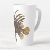 ヴィンテージライオンフィッシュ、海洋海生命動物 カフェラテマグ (右アングル)