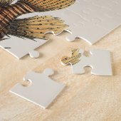 ヴィンテージライオンフィッシュ、海洋海生命動物 ジグソーパズル (側面)